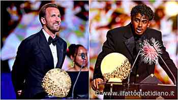 Harry Kane vince il pallone d’oro 2026: l’abbraccio ai compagni e l’emozione sul palco. “Sono quasi senza parole”. Yamal miglior giovane – La diretta