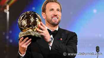 Harry Kane wins the Ballon d'Or: England captain sends poignant message after emotional speech as he was named the world's best and beat Kylian Mbappe and Lamine Yamal