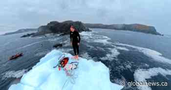 Canadian diver becomes first woman to dive from an iceberg