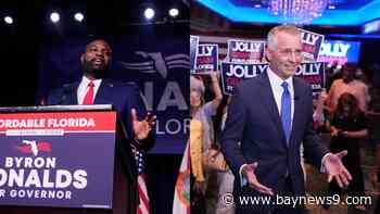 Gubernatorial candidates Donalds and Jolly stumping in Northwest Florida