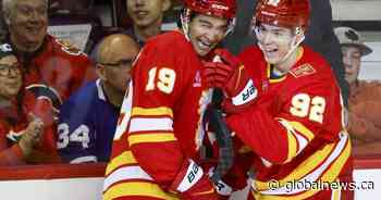 Gridin scores twice as Flames win fourth straight