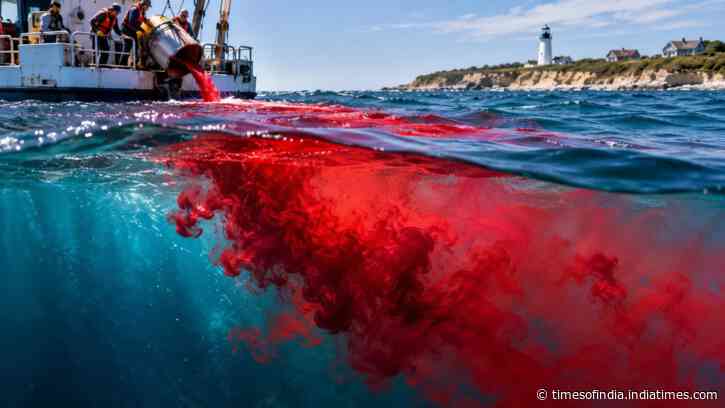 Ocean Mixing Barrier Shown: Dye experiment maps slow downward transport; layered structure limits exchange