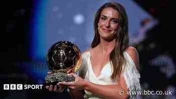 London City's Putellas wins record-equalling third Ballon d'Or