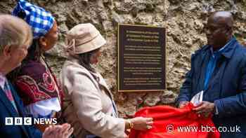 Castle memorial plaque missing days after unveiling