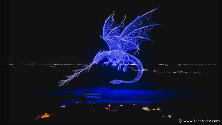 71,207 drones broke world record in Texas using Chinese expertise and intriguing 'drone-in-a-box' concept — Shenzhen-based Damoda teamed with Sky Elements to bring 10000-strong dragon to life