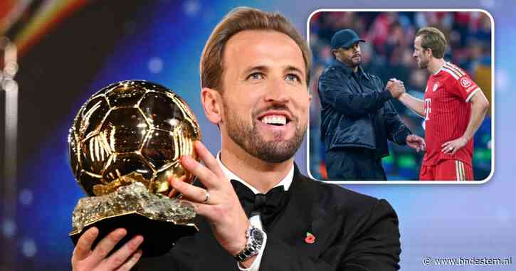 Harry Kane wint Ballon d’Or en richt zich tot in elkaar gezakte Vincent Kompany: ‘Hopelijk geeft deze prijs jou energie’