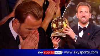 Winning MOMENT! Harry Kane claims 2026 Ballon d'Or award!