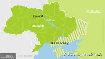 Russland und Ukraine beginnen Waffenruhe für Frontstadt Oleschky