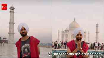 Diljit Dosanjh makes a surprise visit to Taj Mahal, shares video