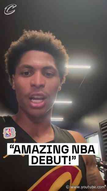 A special NBA debut from the rook! #LetEmKnow #Cavs #MeleekThomas #NBA #Shorts