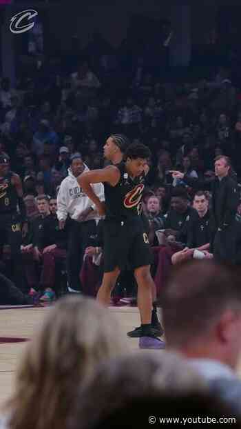 ✨ Another look at #MeleekThomas' first NBA moment. #cavs #nba #cleveland #basketball