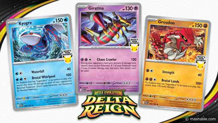 Pokémon is giving away free legendary promo cards — how to claim Kyogre, Groudon, and Giratina