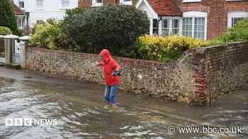 Flood warnings and water shortages after storm