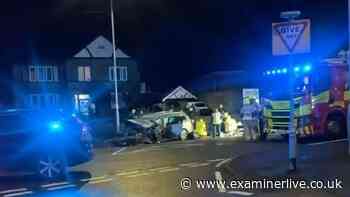 Driver quizzed by detectives after car slams into wall during pursuit - police statement in full