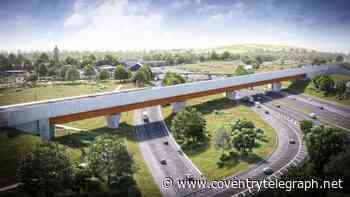 Final section of HS2 viaduct installed over M6