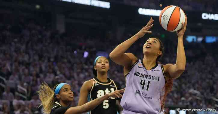 Stokes' big night leads Valkyries past Dream 64-55 and within a win of WNBA title