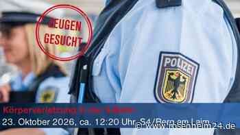 Streit in Münchner S-Bahn eskaliert – Senior (82) erleidet Platzwunde und Beckenfraktur