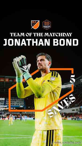 Jonathan Bond named to Team of the Matchday 😤 #shorts | Houston Dynamo FC