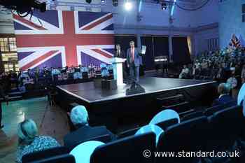 Nigel Farage mocked for rows of empty seats at pre-Budget speech in London