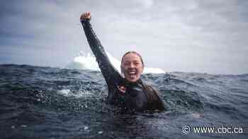 Molly Carlson makes history by diving off an iceberg | Hanomansing Live
