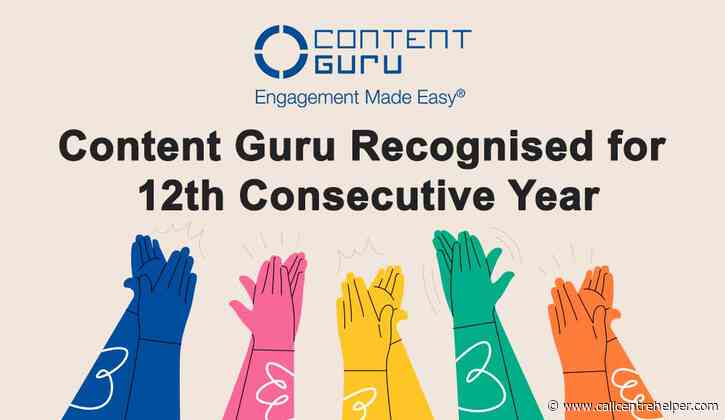 Content Guru Recognized for 12th Consecutive Year