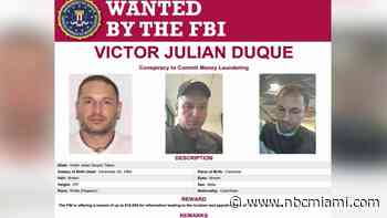FBI Miami searches for Colombian fugitive in $54M drug-money laundering operation