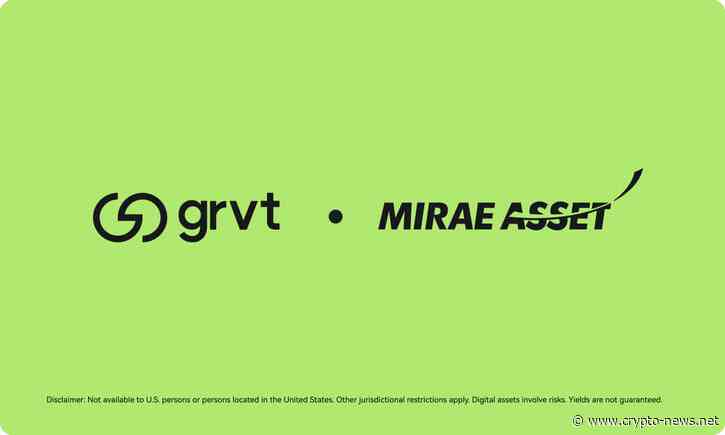 Mirae Asset Securities and Grvt Collaborate on Tokenised Funding Note Issuance