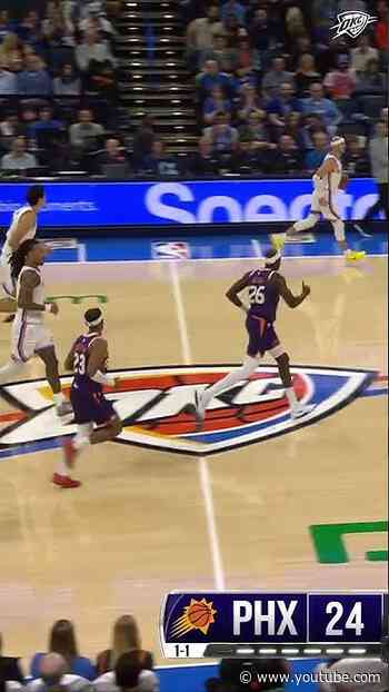 Getting 🆙 in Q1 #okcthunder #nba