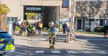 Brand bei den Stadtwerken Bamberg - Mitarbeiter muss betreut werden