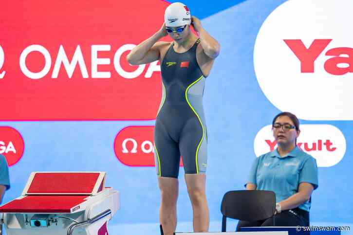 Olympic Champion Zhang Yufei Of China Rips 54.87 SCM 100 Fly Asian Record