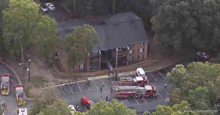 Dozens of people displaced after fire severely damages Stone Mountain apartment building