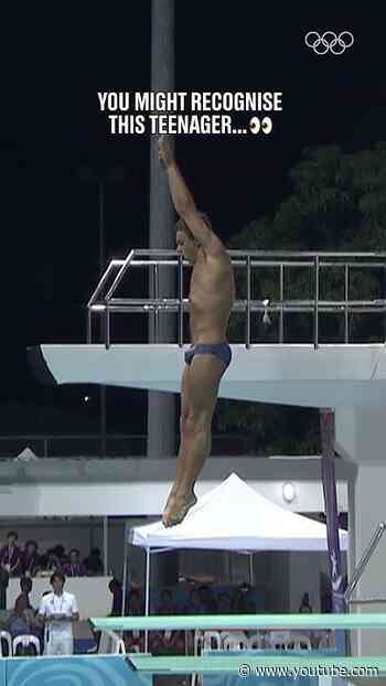 A very young Tom Daley at #Singapore2010. 🥹💦 #Olympics #Dakar2026 #YouthOlympics #Diving