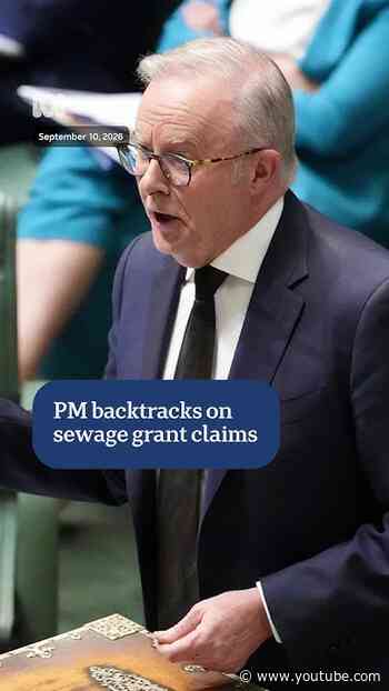PM admits Marrickville Golf Club grant is not to fix sewage issues | ABC NEWS