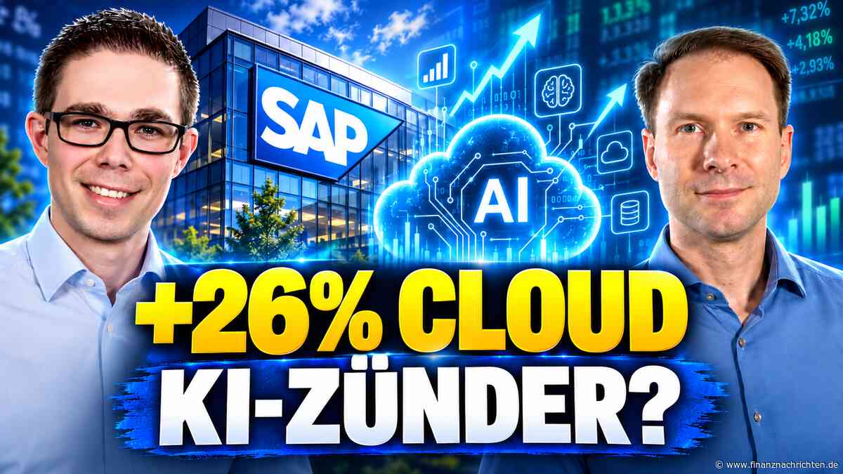SAP: 26 % Cloud-Wachstum - zündet KI jetzt die Aktie?