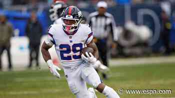 Giants placing Tracy on IR; Singletary likely to get more work