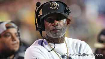 Red-faced Deion Sanders brushes off claim he offered $50,000 to silence his critics with NFL icon on the brink at Colorado