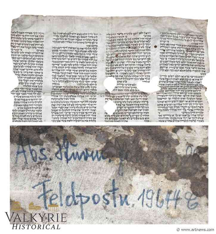 Auction of Nazi-Looted Torah Fragment Canceled After Outcry and Israeli Government Intervention