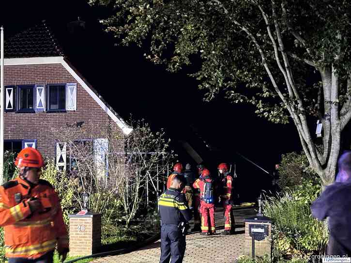 Brand(dak) aan de Winschoterweg in Blijham onder controle