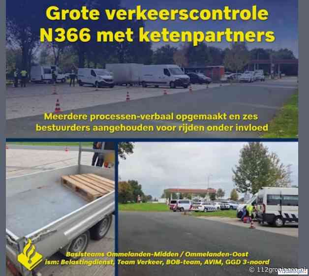 Zes aanhoudingen voor o.a rijden onder invloed van drugs