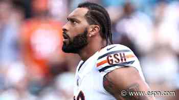 Sweat returns to Bears following 'devastating' 2-game suspension