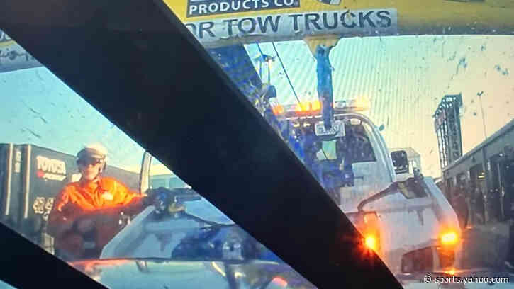 Carson Hocevar credits tow truck driver for saving his race at Talladega
