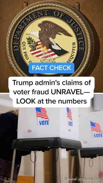 FACT CHECK: Trump admin's claims of voter fraud UNRAVEL—LOOK at the numbers