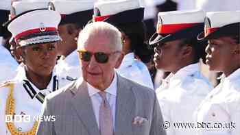 King acknowledges 'suffering of the past' as Caribbean tour begins