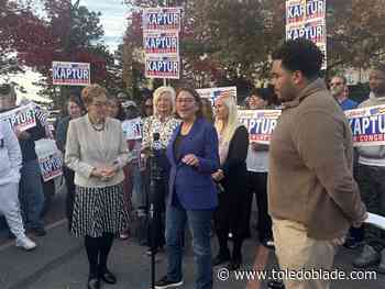 Chairman of Democratic House campaign arm stumps for Kaptur in Toledo