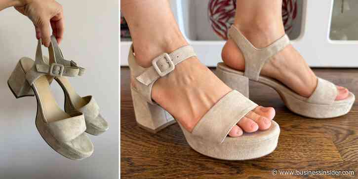 My favorite comfortable Italian heels are usually $350, but they're on sale for $95