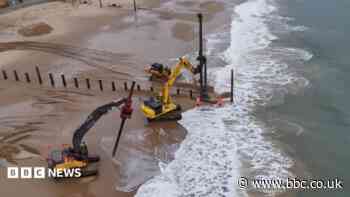 Work to hold back sea enters final phase