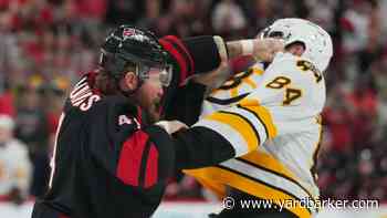 Canes edge Bruins in clash of Eastern Conference division leaders