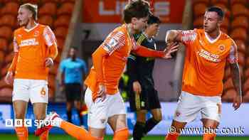 Blackpool beat Villa and Vale thrash Man City in Trophy