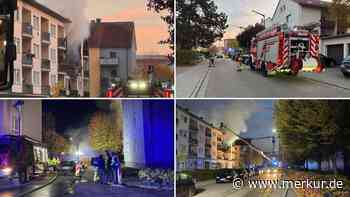 Explosion in Wohnhaus in Regensburg: Mehrere Verletzte, Bewohner evakuiert – Bilder des Großeinsatzes
