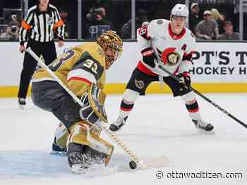 Open-net blunders by Stützle, Cozens, Zetterlund cost Senators in loss to Knights